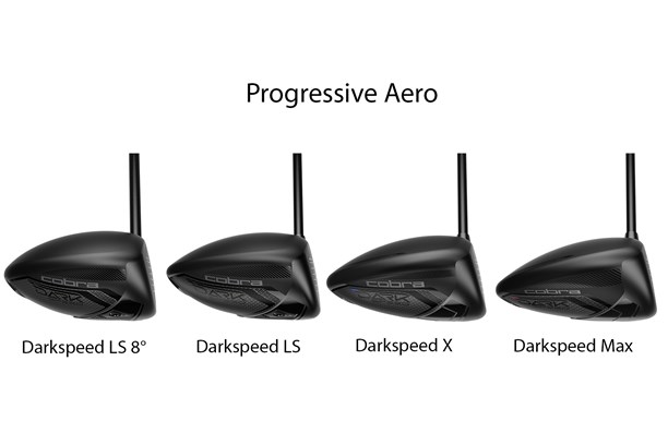 Cobra Darkspeed drivers feature progressive aero technology