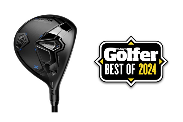 The Cobra Darkspeed X fairway wood with a Today's Golfer Best of 2024 badge