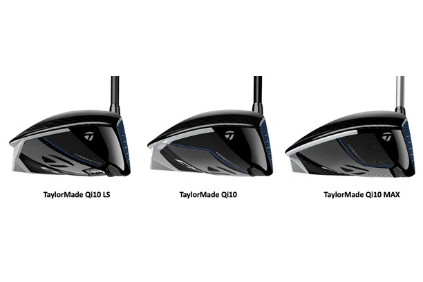 The crown shape of all three Qi10 Drivers