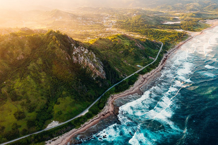 View of the Scotland District in Barbados