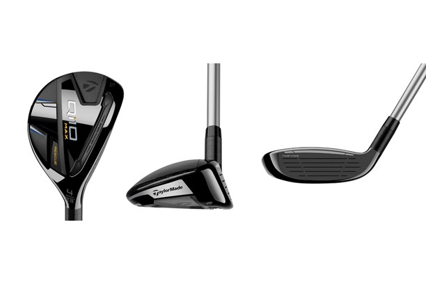 The TaylorMade Qi10 MAX Rescue Hybrid toe and face