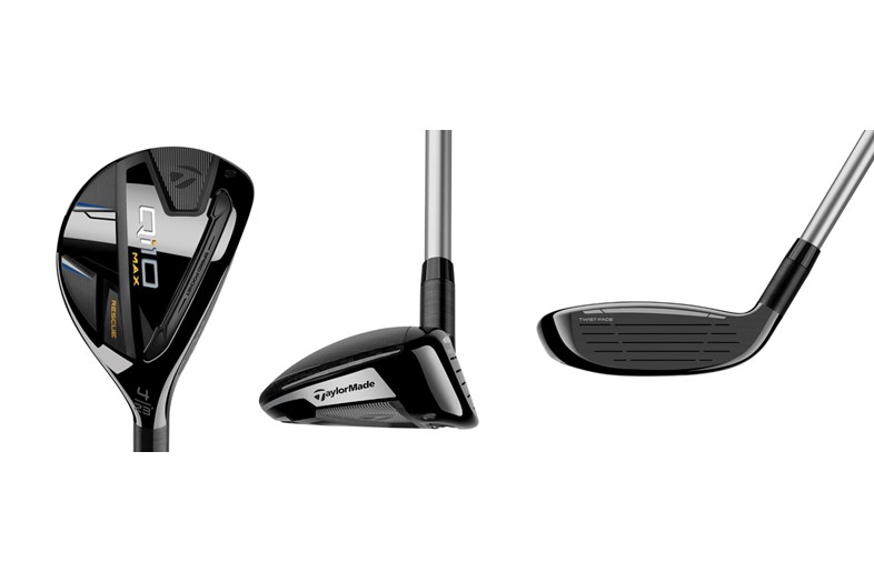 Golf Hybrid TaylorMade Qi10 Rescue Hybrid #3 19° Stiff Flex