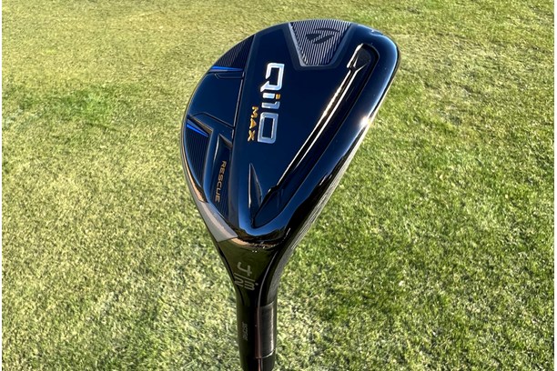 The TaylorMade Qi10 MAX Rescue Hybrid head shape