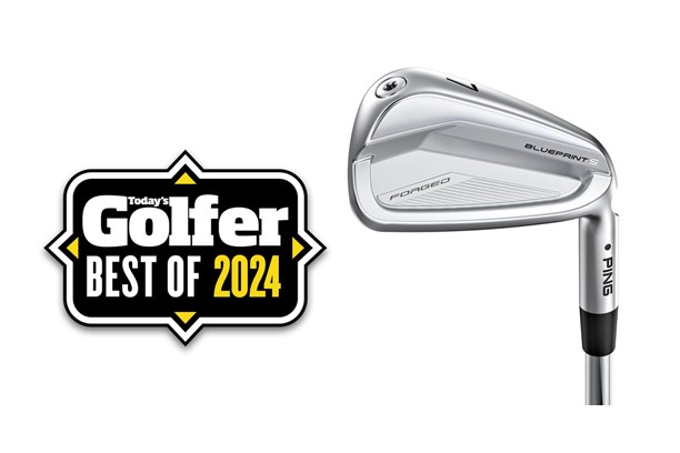 The Ping Blueprint S iron with a Best of 2024 Today's Golfer badge