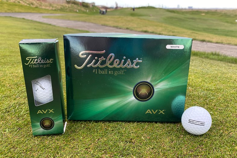 Titleist AVX GELB Golfball 12er Pack - Individuell Bedruckt