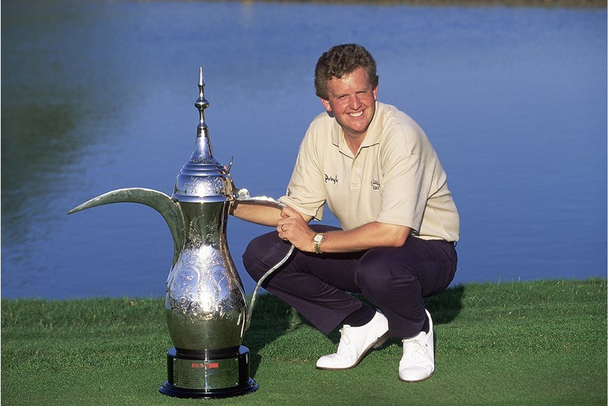 Colin Montgomerie at the Dubai Desert Classic