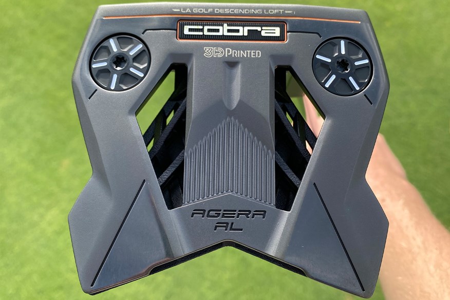 Cobra 3D Printed putters all come with weights that can be swapped out for heavier or lighter weights in the sole of the putter