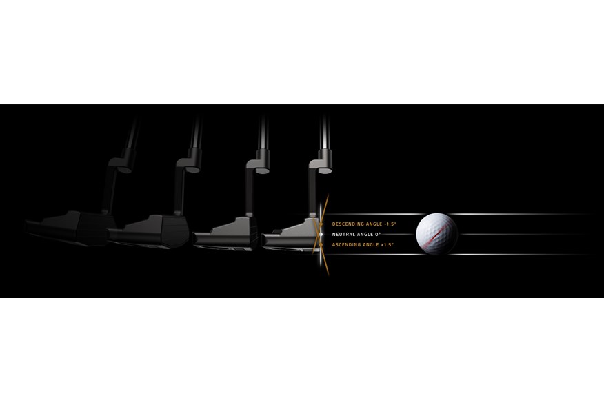 Cobra's new range of Vintage putters feature the LA GOLF patented Descending Loft Technology