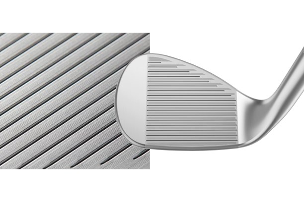 A close up of the groove shape and detail of the SM10 wedges