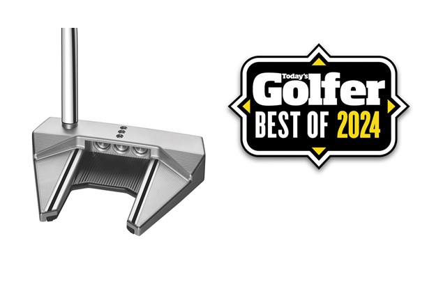 The Titleist Scotty Cameron 2024 Phantom 7 putter with a Today's Golfer Best of 2024 badge 