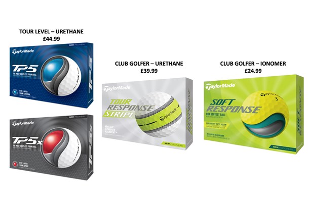 The 2024 TaylorMade golf ball family