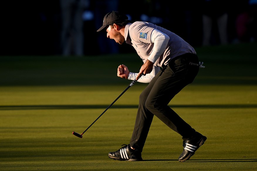 Nick Taylor wears adidas golf shoes and apparel.