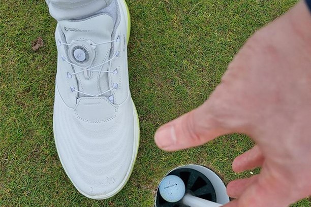 Ecco LT1 golf shoes in action on the course