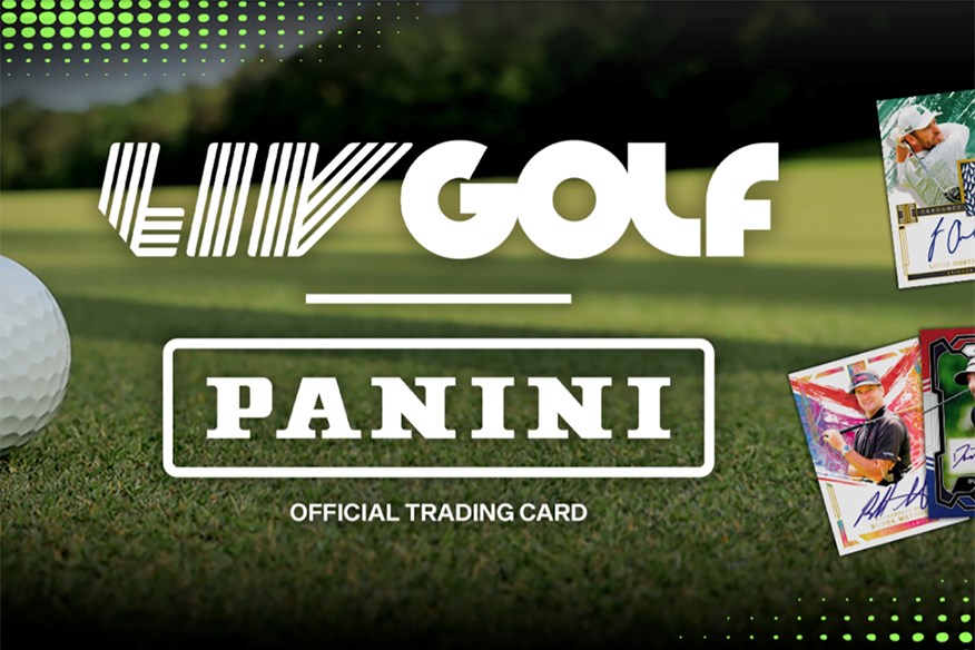 Panini and LIV Golf have joined forces to create the first team golf trading cards.