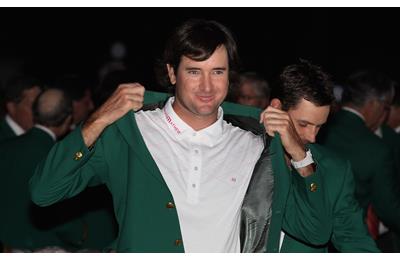 Bubba Watson beat Louis Oosthuizen in a sudden-death play-off to win the 2012 Masters.