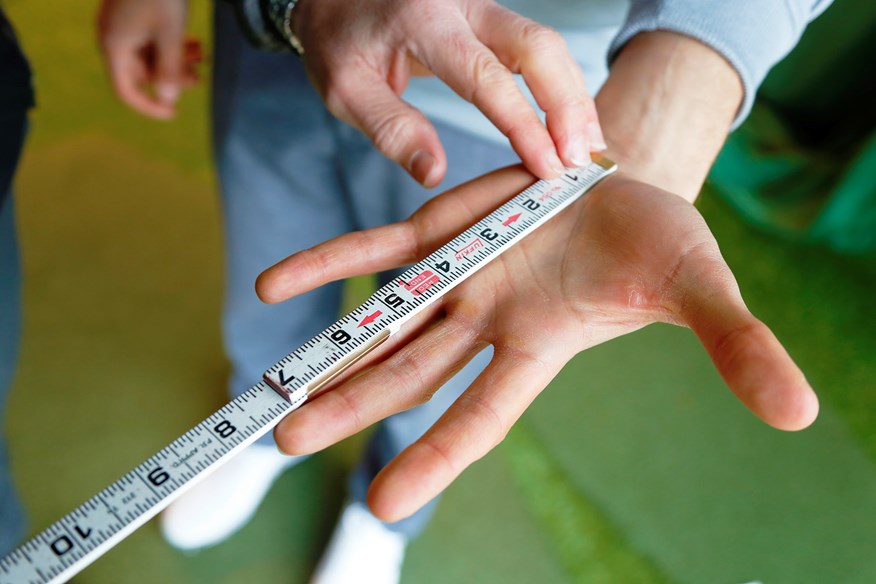 A golf custom fitting may include some static measurements of your body being taken