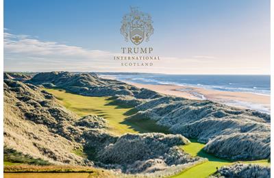 Enjoy unlimited golf and a luxury stay at Trump International Golf Links, Scotland.