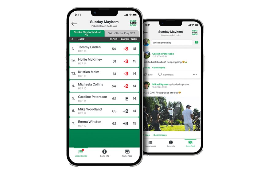 Golf GameBook: Leaderboards