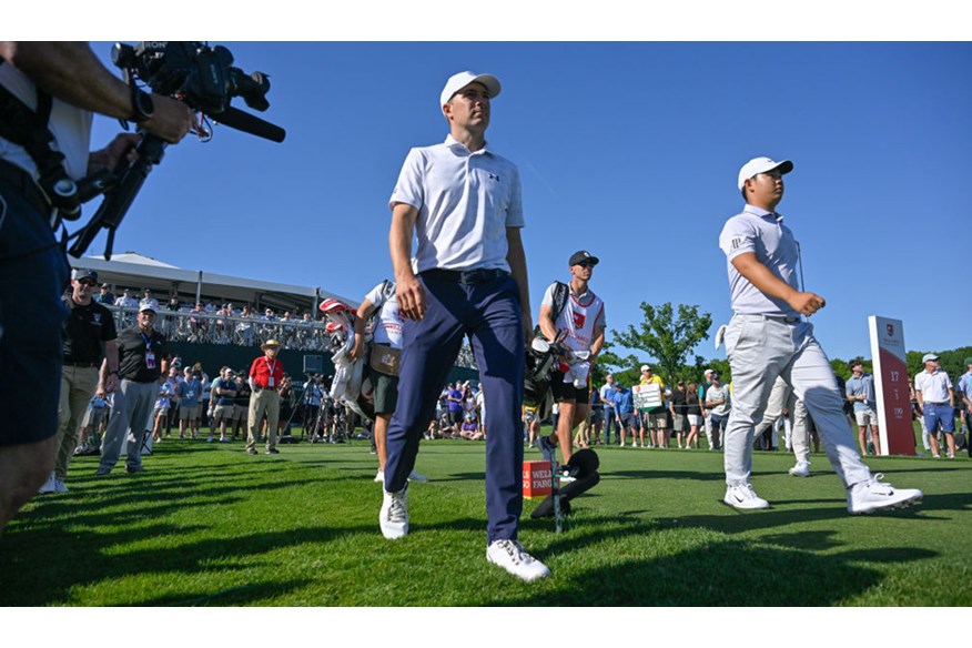 Tom Kim and Jordan Spieth