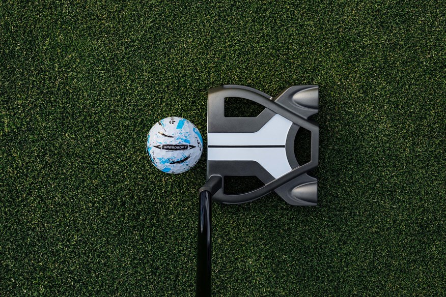 Striking visuals of the TaylorMade SpeedSoft Ink golf balls