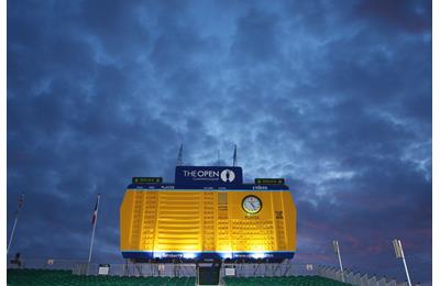 The yellow scoreboards at The Open are one of golf's iconic images