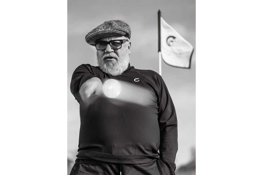 Acting legend Ray Winstone wears Curo Golf.