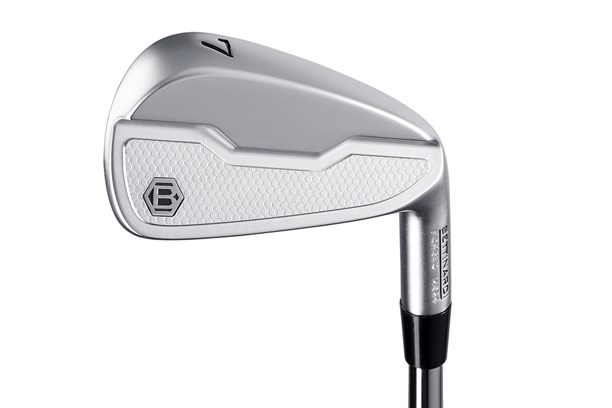 A close up of the muscleback shape of the Bettinardi MB24 iron