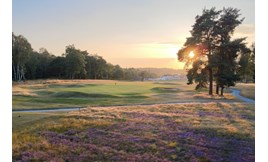 Sunset over Sherwood Forest golf club