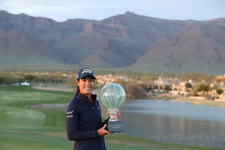 Celine Boutier won the most recent LPGA Tour even in Arizona