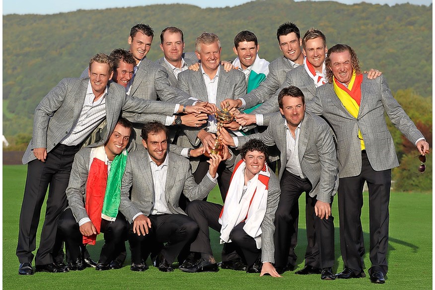 Colin Montgomerie captained Europe to Ryder Cup success at Celtic Manor in 2010.