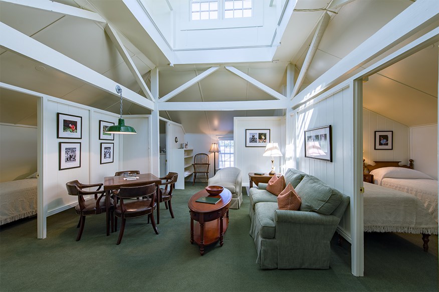 The Crow's Nest on the third floor of the clubhouse at Augusta National