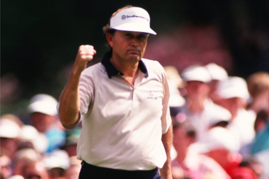 Twenty years on from his Masters victory, Raymond Floyd fired in an ace on the 16th hole in the 1996 Masters - the 14th ace in Masters history