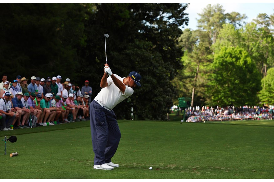 Jason Day's trousers drew plenty of attention during the first round of The Masters.