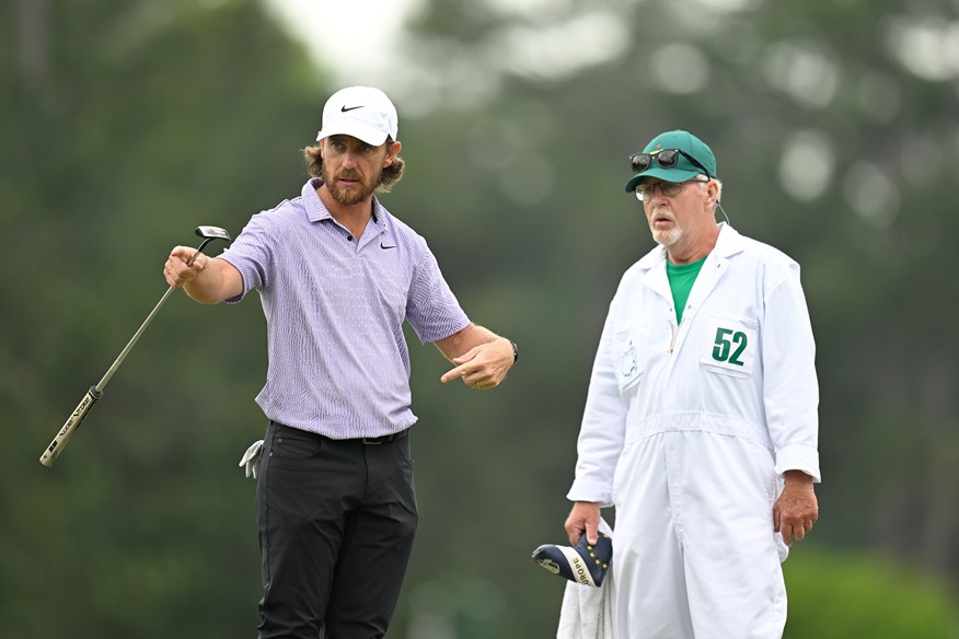 Tommy Fleetwood is using former Augusta caddiemaster Gray Moore after regular bagman Ian Finnis went down with a chest infection.