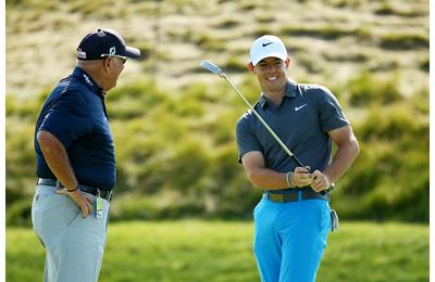 Rory McIlroy says he and Butch Harmon have been texting each other every day.