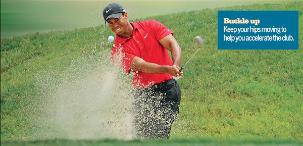 Tiger Woods Greenside Bunker Play Tip