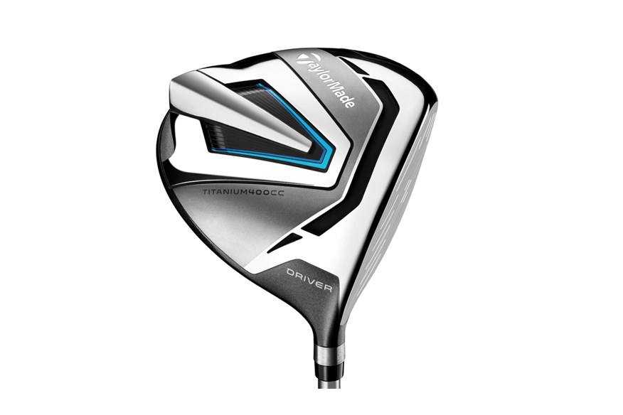 A close in on the sole of the TaylorMade driver for kids