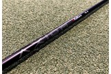 A close up of the Fujikura Axiom 75 iron shaft used in this test