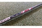 A close up of the True Temper AMT Red iron shaft used in this test