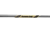 A close up of the True Temper Dynamic Gold Tour Issue shaft band