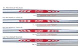 A close up of the Nippon NS Pro Tour 120 iron shaft graphics