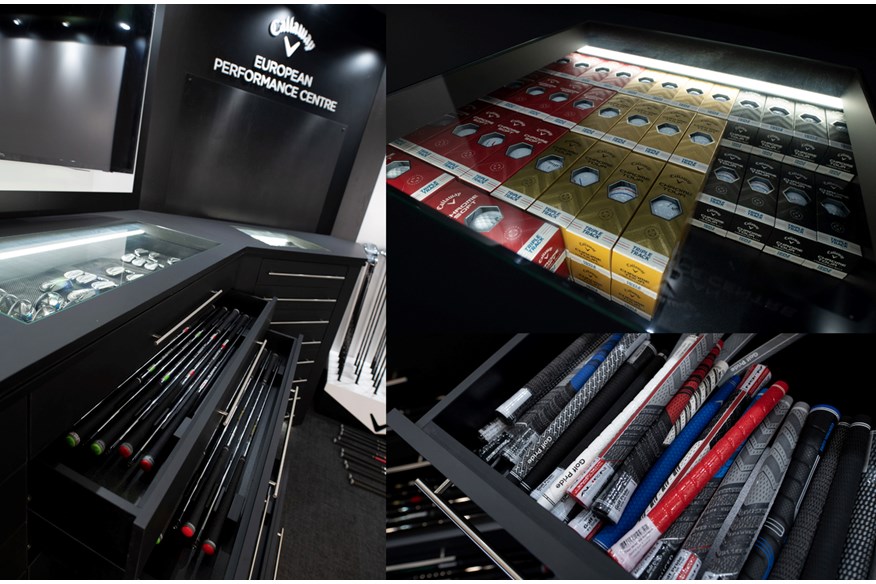 Inside the Callaway European Performance Centre.