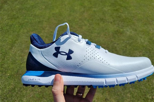 Under Armour Drive Fade golf shoe from side