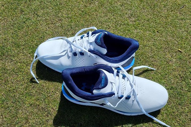 Under Armour Drive Fade golf shoes from above