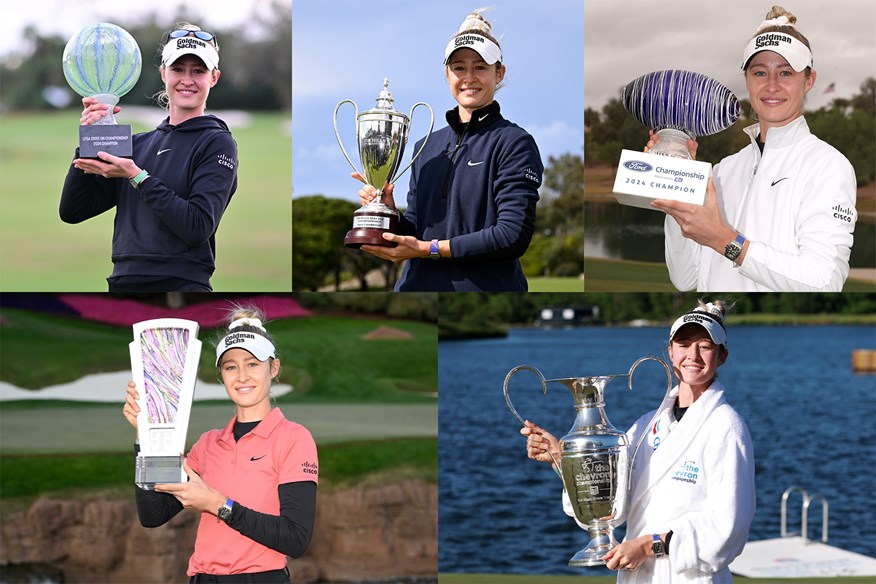 Nelly Korda has won five consecutive tournaments