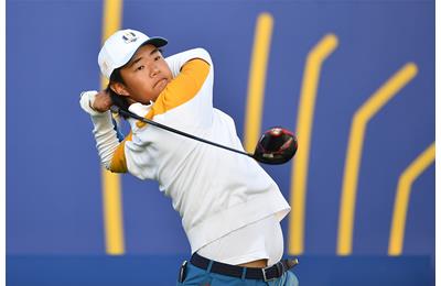 Kris Kim starred at the 2023 Junior Ryder Cup for Team Europe.