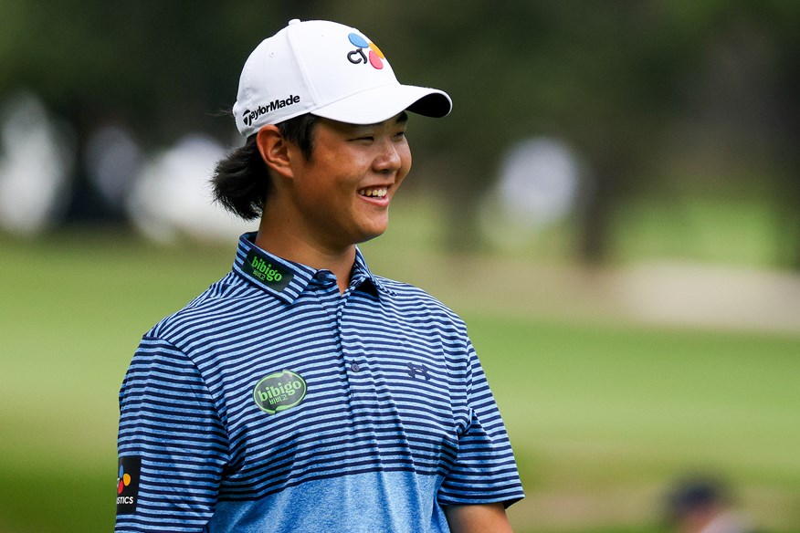 Kris Kim became the youngest player since 2015 to make a cut on the PGA Tour