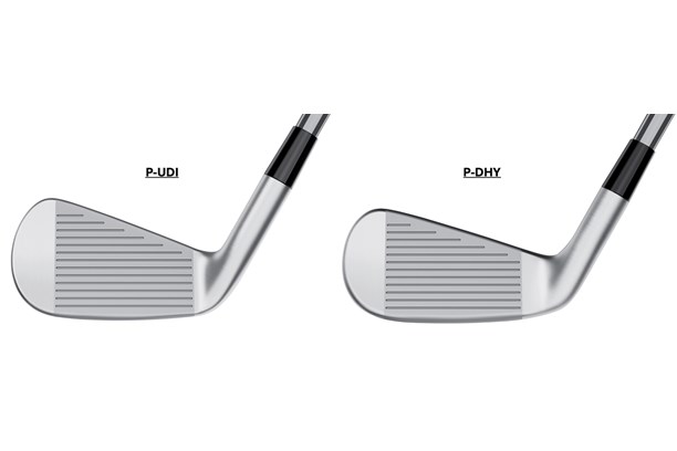 The face height of both the TaylorMade 2024 P-UDI and P-DHY Utility Irons 