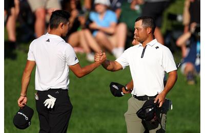 Collin Morikawa and Xander Schauffele will form the final group for Sunday's fourth round of the 2024 PGA Championship with the pair locked at 14-under par.