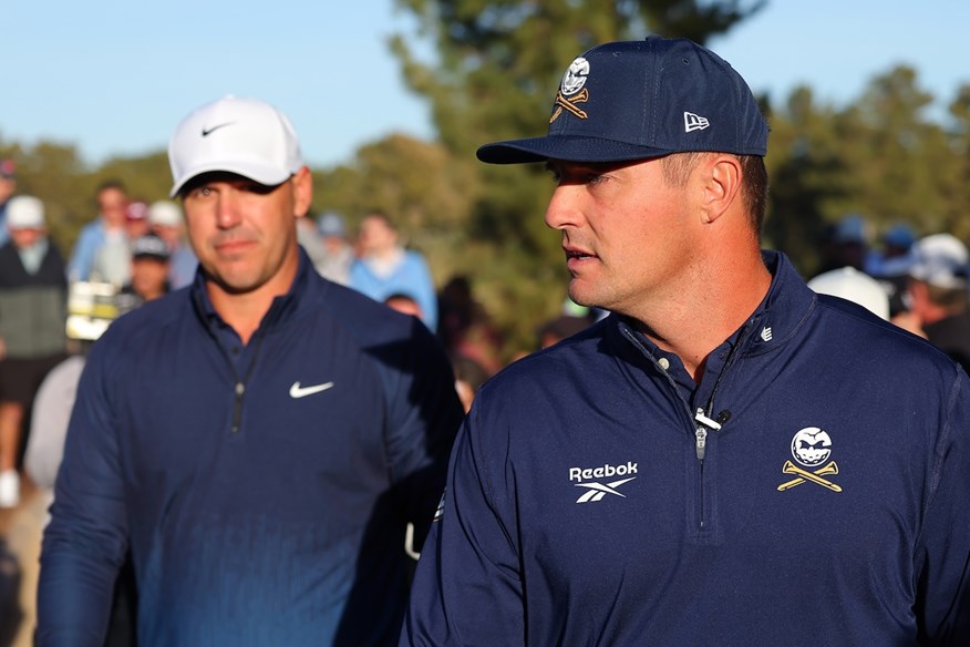 Brooks Koepka and Bryson DeChambeau are two of the 16 LIV golfers at the PGA Championship.